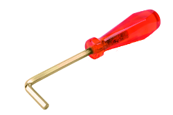 Destornillador llave hexagonal 90grados antichispa de bronce 80 x 28 x 5mm