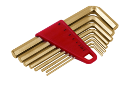 Juegos de llaves hexagonales de patrón largo antichispa de bronce 460g