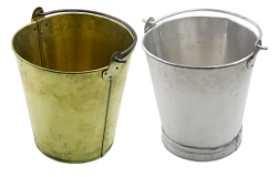 Cubo antichispa de aluminio 12