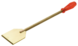 Raspador en bronce estilo mano con mango antichispa 95x480