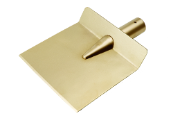 Raspador en bronce, piso opcional con asa antichispa 150x170