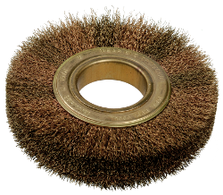 Cepillo antichispa bronce circular alambre bronce rizado 222x150