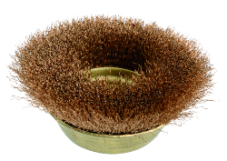 Cepillo antichispa bronce copa alambre bronce estañado rizado 222x125