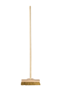 Escoba antichispa bronce mango bronce estañado recta 300x70x90