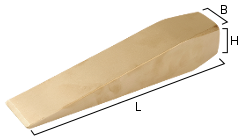 Cuna de bronce de piedra 120 x 45 x 45 antichispa