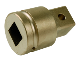 Acoplador de bronce de conversion de impacto 1 2 antichispa 45