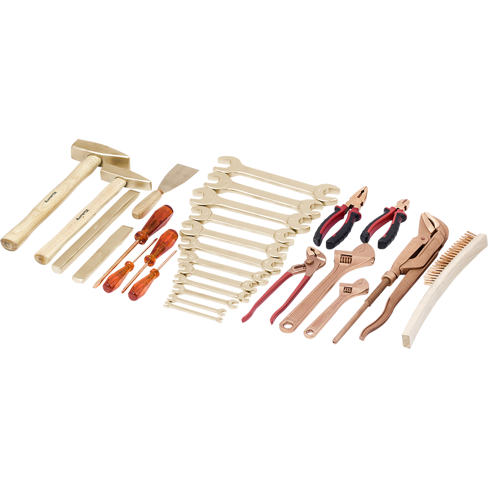 Machinist tool kit 28 piezas sin maletin de bronce 11000g