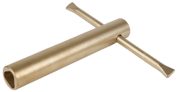 Zocalo antichispa bronce tubo triangular M24 220