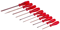 Juego destornilladores planos phillips antichispa de cobre 315g