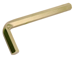 Llave hexagonal 6 puntos pulgadas antichispa de bronce 120 x 3 8