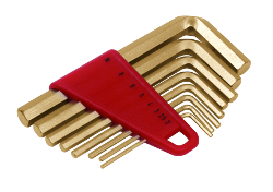 Juegos de llaves hexagonales antichispa de bronce 245g