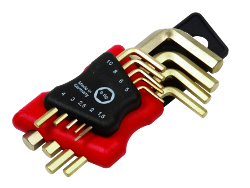 Juegos de llaves hexagonales en pulgadas antichispa de bronce 300g