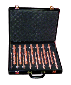 Conjunto de brocas de perforación antichispa cobre