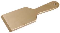 Raspador bronce de cabina de pulverización antichispa 80x235