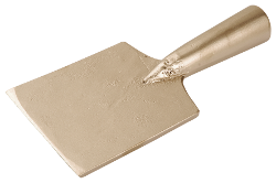 Raspador en bronce opcional con asa antichispa 75x220