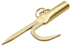 Gancho antichispa bronce bomberos 380x176