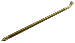 Barra de bronce de presion con punta y borde 1500 30 antichispa