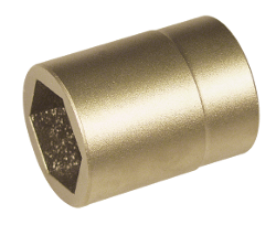 Dado de bronce hexagonal 1 2 en pulgadas antichispa 46 1 3 16