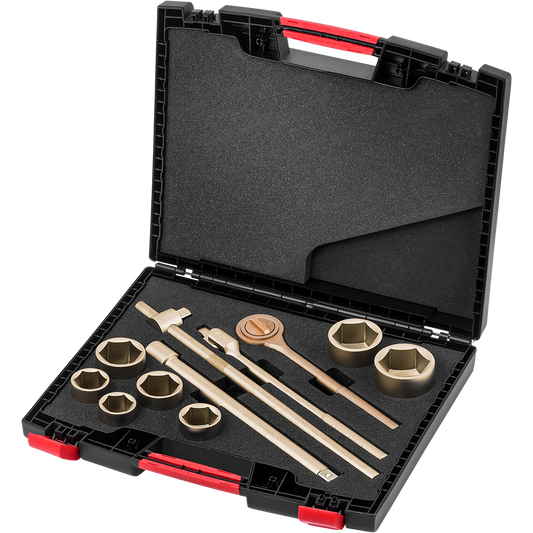 Juego de Dado de bronces 3 4 antichispa 12700g