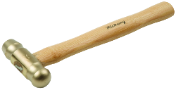 Martillo antichispa de bola con mango de nogal, tipo americano 400