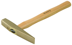 Martillo antichispa de albañil con mango de nogal 800