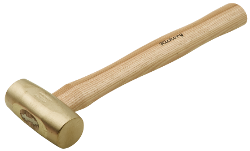 Mazo antichispa con mango de nogal 2700