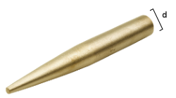 Punzon antichispa de arrastre 110 x 16