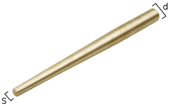 Punzon de ajuste antichispa de bronce 230 10 x 22